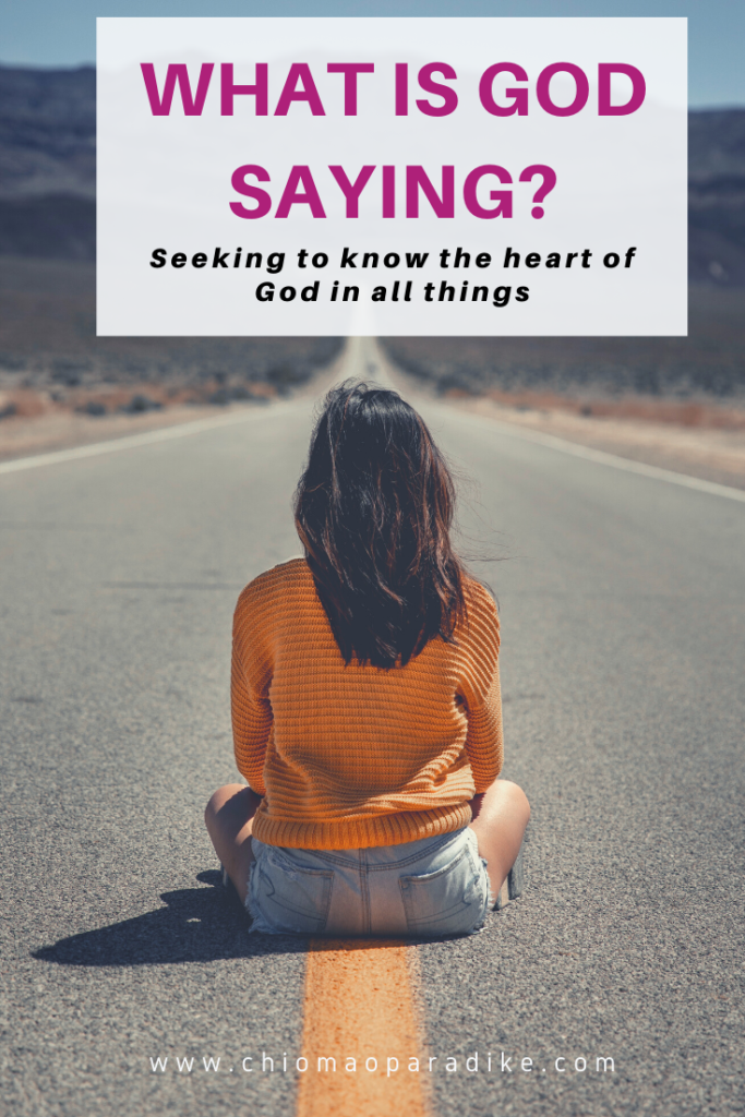 What is God saying? – Being Woman